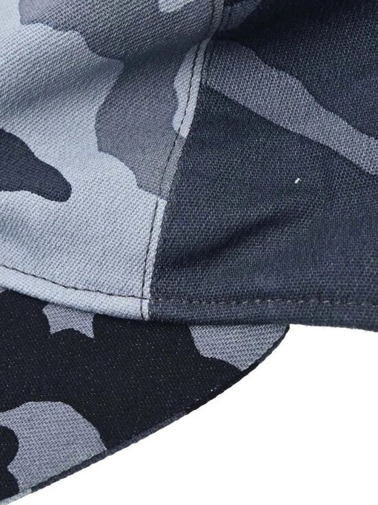 Christian Dior Blue Camouflage Cap Hat #56 CPX04703 Small Good main image 7